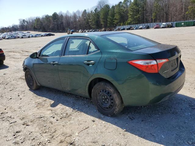 Image 2 of 2014 TOYOTA COROLLA L 2014 with VIN 5YFBURHE4EP050995