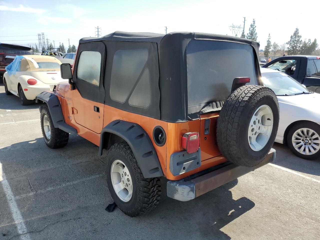 Image 2 of 2001 JEEP WRANGLER / TJ SPORT 2001 with VIN 1J4FA49S41P338619