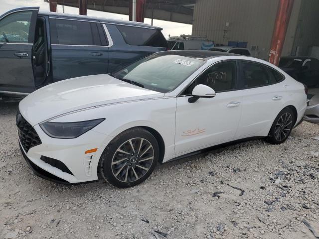 Изображение 1 2021 HYUNDAI SONATA LIMITED 2021 с VIN 5NPEH4J29MH118658