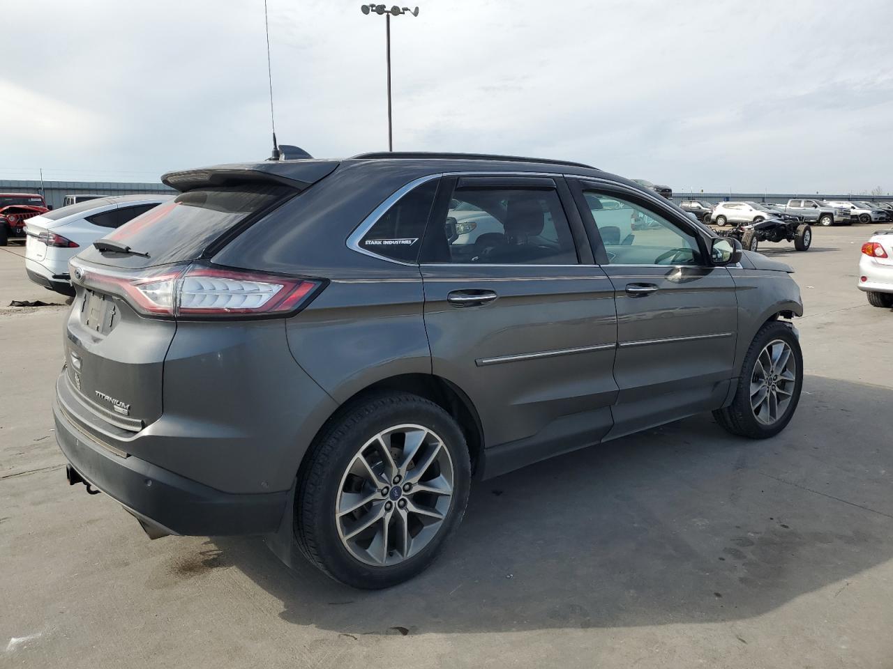 Image 3 of 2017 FORD EDGE TITANIUM 2017 with VIN 2FMPK4K97HBC45640
