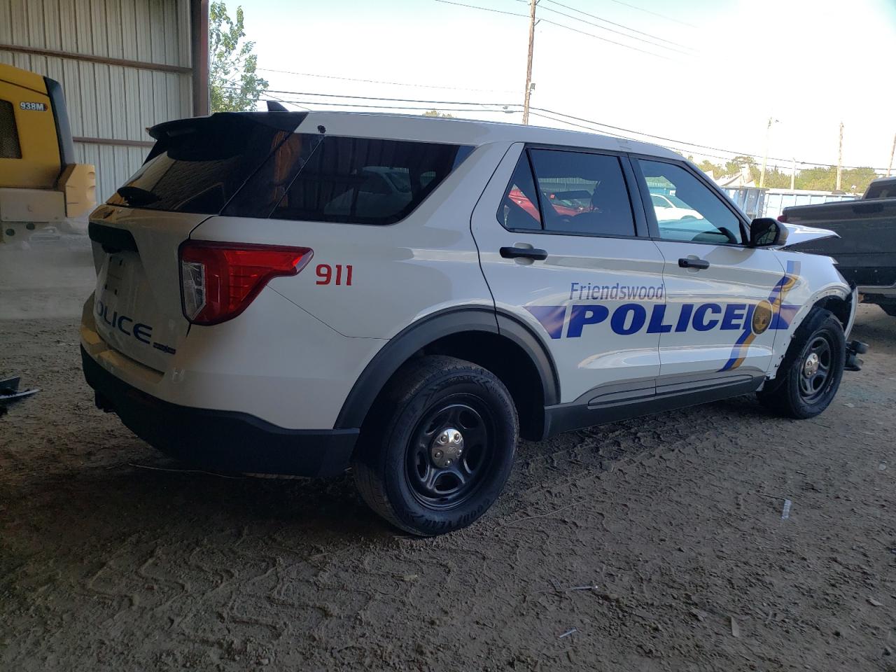 Image 3 of 2021 FORD EXPLORER POLICE INTERCEPTOR 2021 with VIN 1FM5K8AB5MGA64445