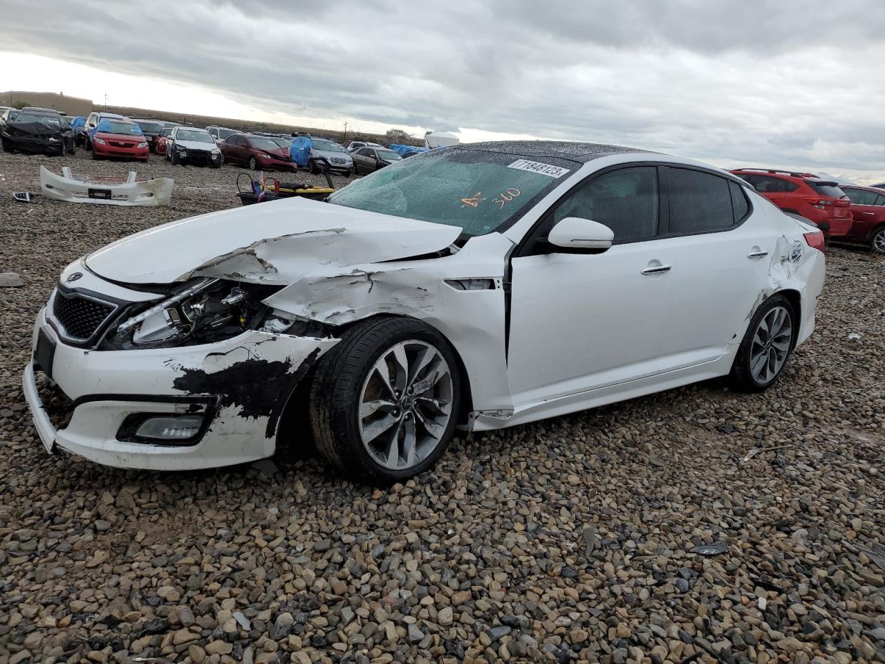 Image 1 of 2015 KIA OPTIMA SX 2015 with VIN 5XXGR4A69FG412620