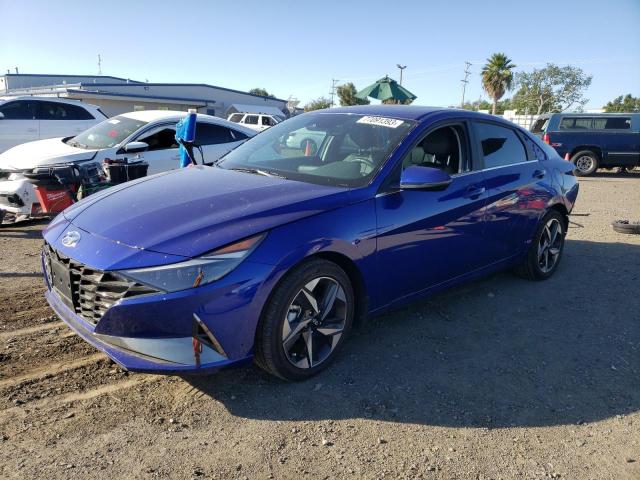 Image 1 of 2023 HYUNDAI ELANTRA LIMITED 2023 with VIN KMHLN4AJ7PU062121