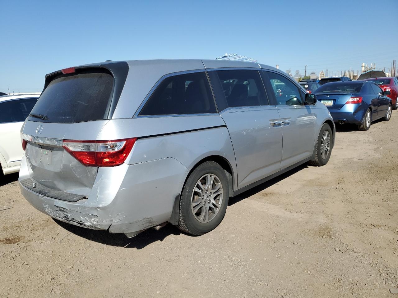 Изображение 3 2011 HONDA ODYSSEY EXL 2011 с VIN 5FNRL5H65BB088827