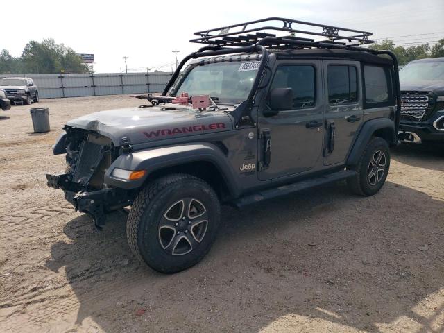Image 1 of 2021 JEEP WRANGLER UNLIMITED SPORT 2021 with VIN 1C4HJXDGXMW631017