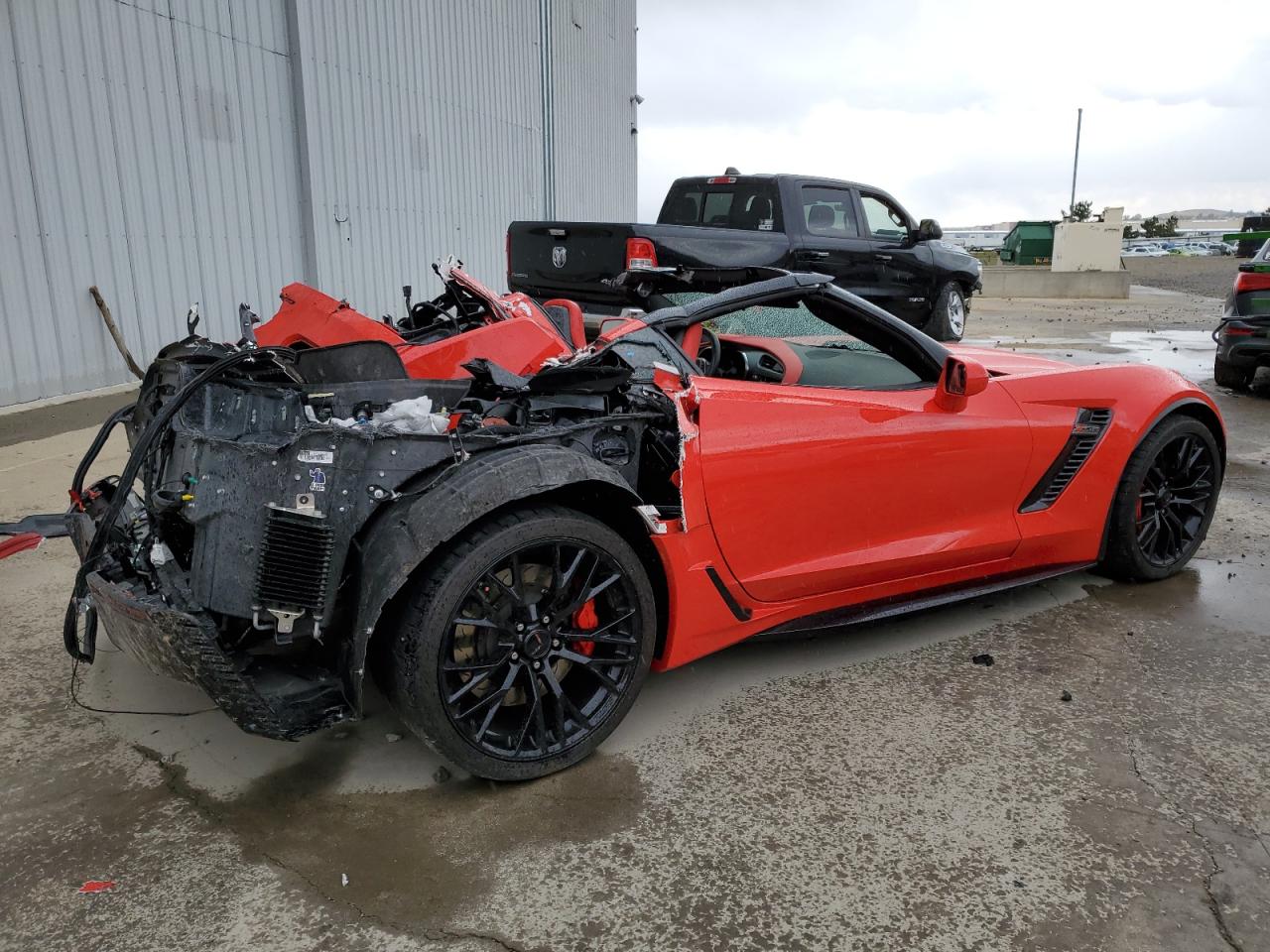Image 3 of 2017 CHEVROLET CORVETTE Z06 3LZ 2017 with VIN 1G1YT2D64H5603285