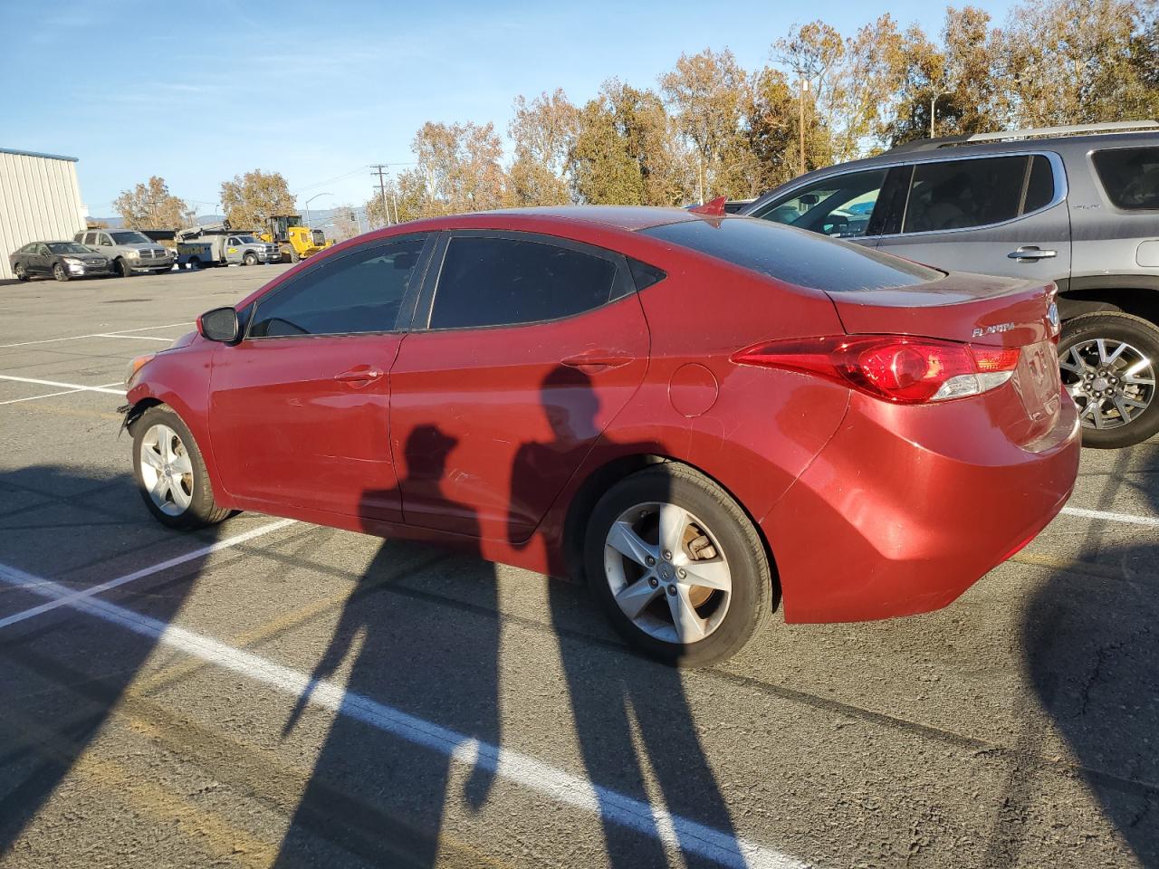 Image 2 of 2012 HYUNDAI ELANTRA GLS 2012 with VIN KMHDH4AE2CU327326