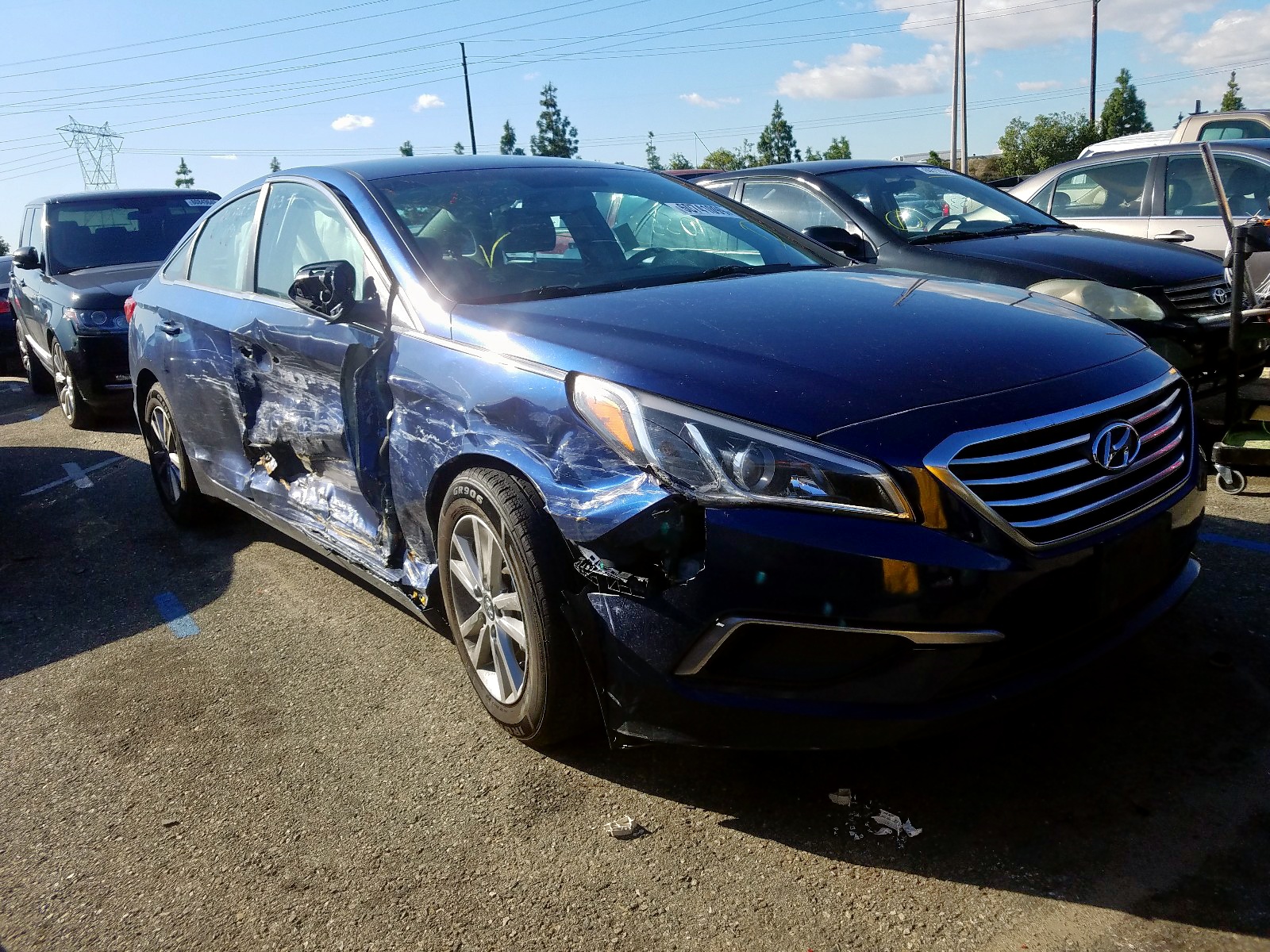 Изображение 1 2016 HYUNDAI SONATA SE 2016 с VIN 5NPE24AF8GH359345
