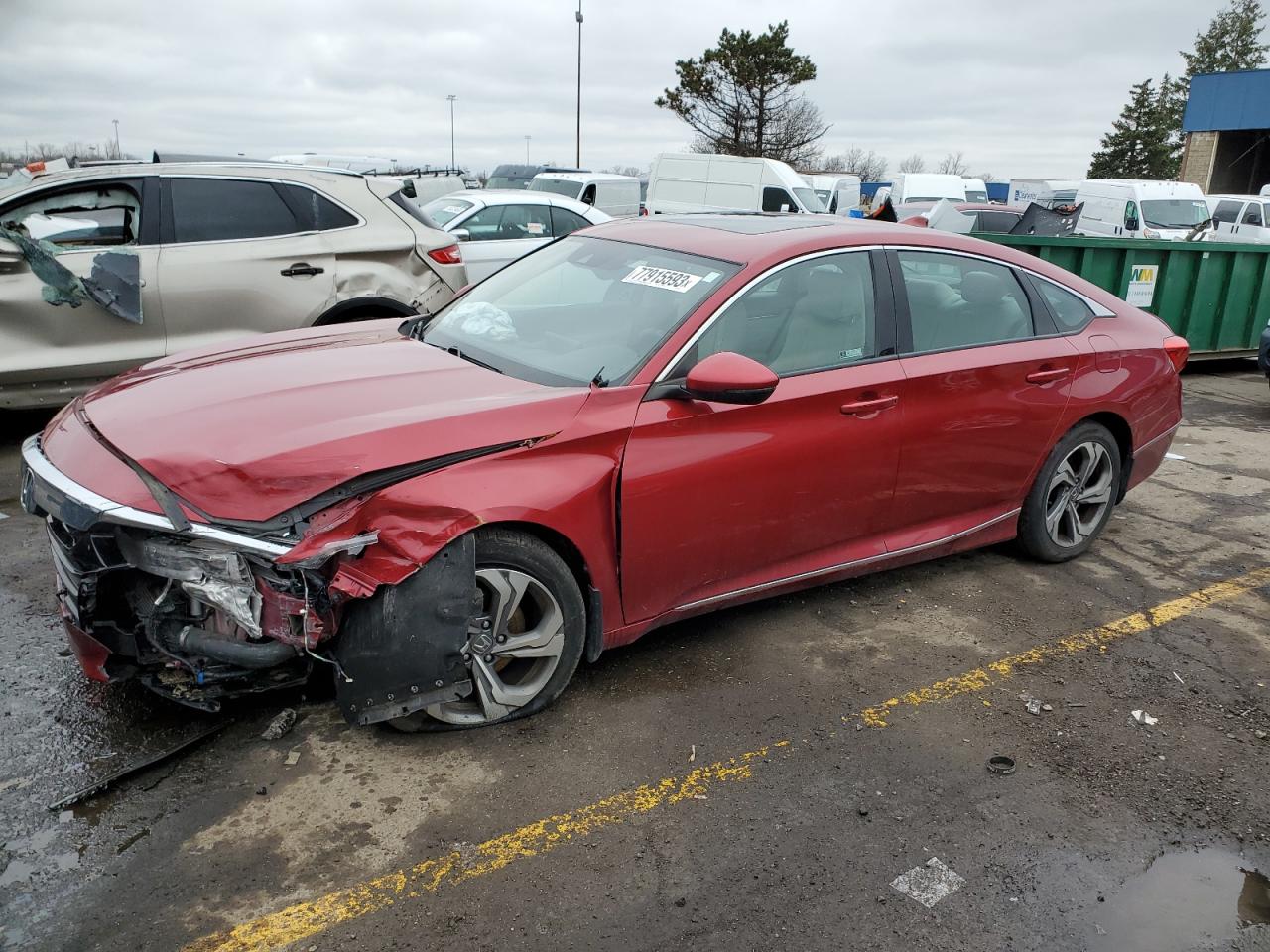 Изображение 1 2018 HONDA ACCORD EXL 2018 с VIN 1HGCV1F58JA049967