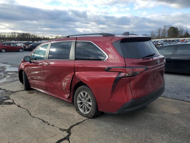 Image 2 of 2022 TOYOTA SIENNA XLE 2022 with VIN 5TDYRKEC2NS115954
