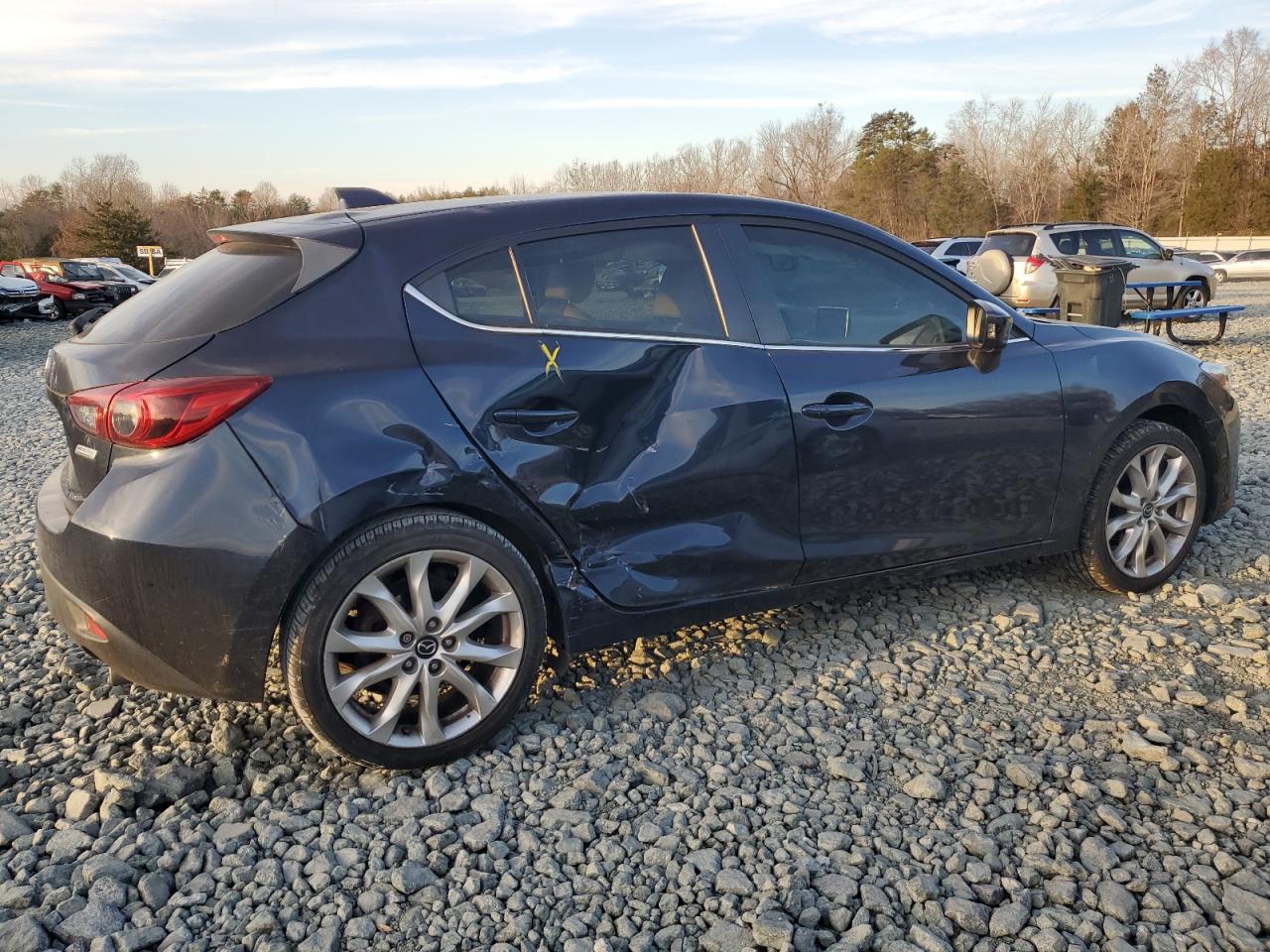 Image 3 of 2015 MAZDA 3 GRAND TOURING 2015 with VIN JM1BM1M35F1250490