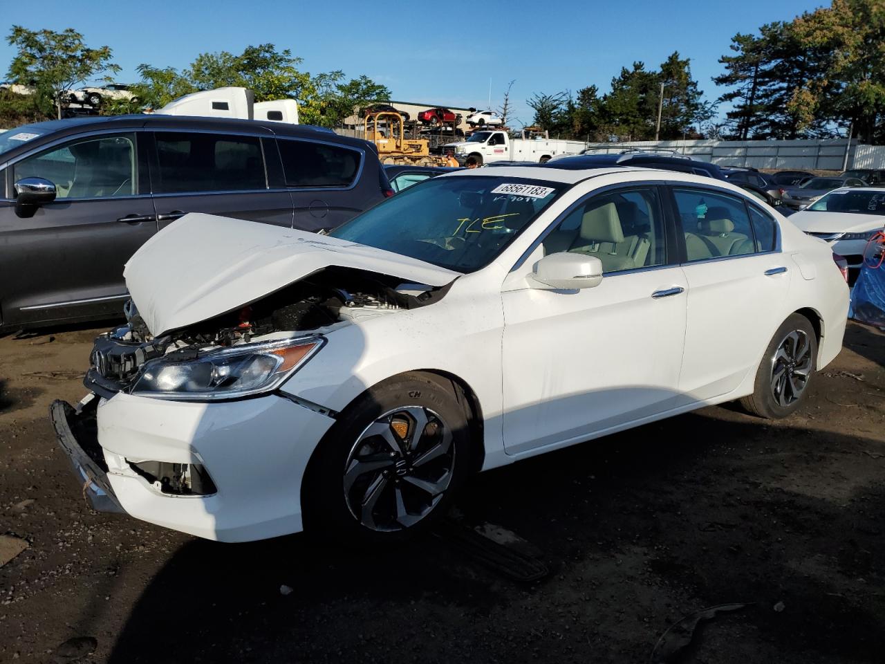Image 1 of 2017 HONDA ACCORD EXL 2017 with VIN 1HGCR2F85HA079099