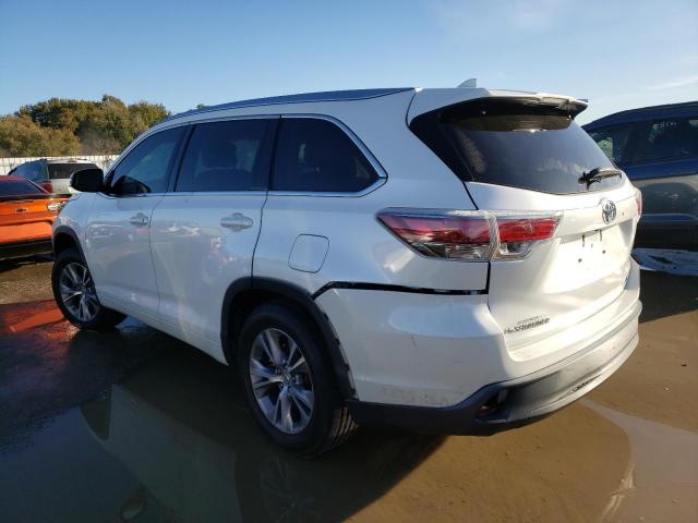 Image 2 of 2015 TOYOTA HIGHLANDER XLE 2015 with VIN 5TDKKRFH5FS117230