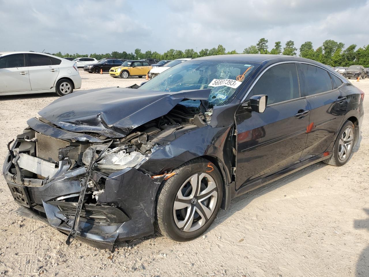 Obraz 1 z 2016 HONDA CIVIC LX 2016 z VIN 19XFC2F55GE066092