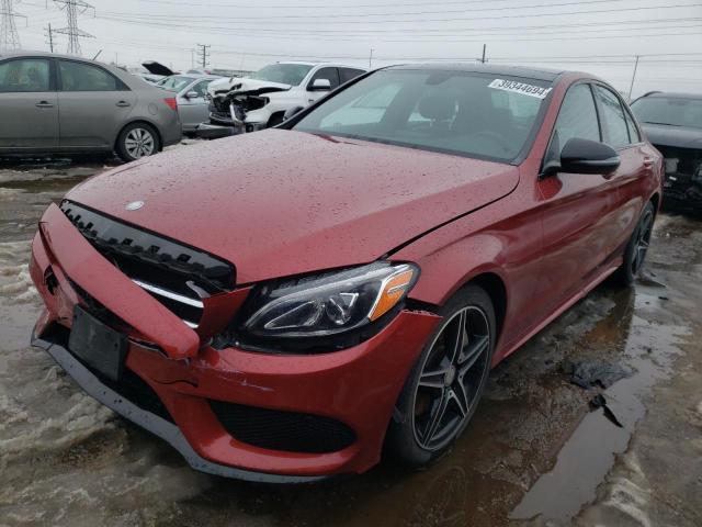 Image 1 of 2017 MERCEDES-BENZ C 300 4MATIC 2017 with VIN WDDWF4KB8HR217209