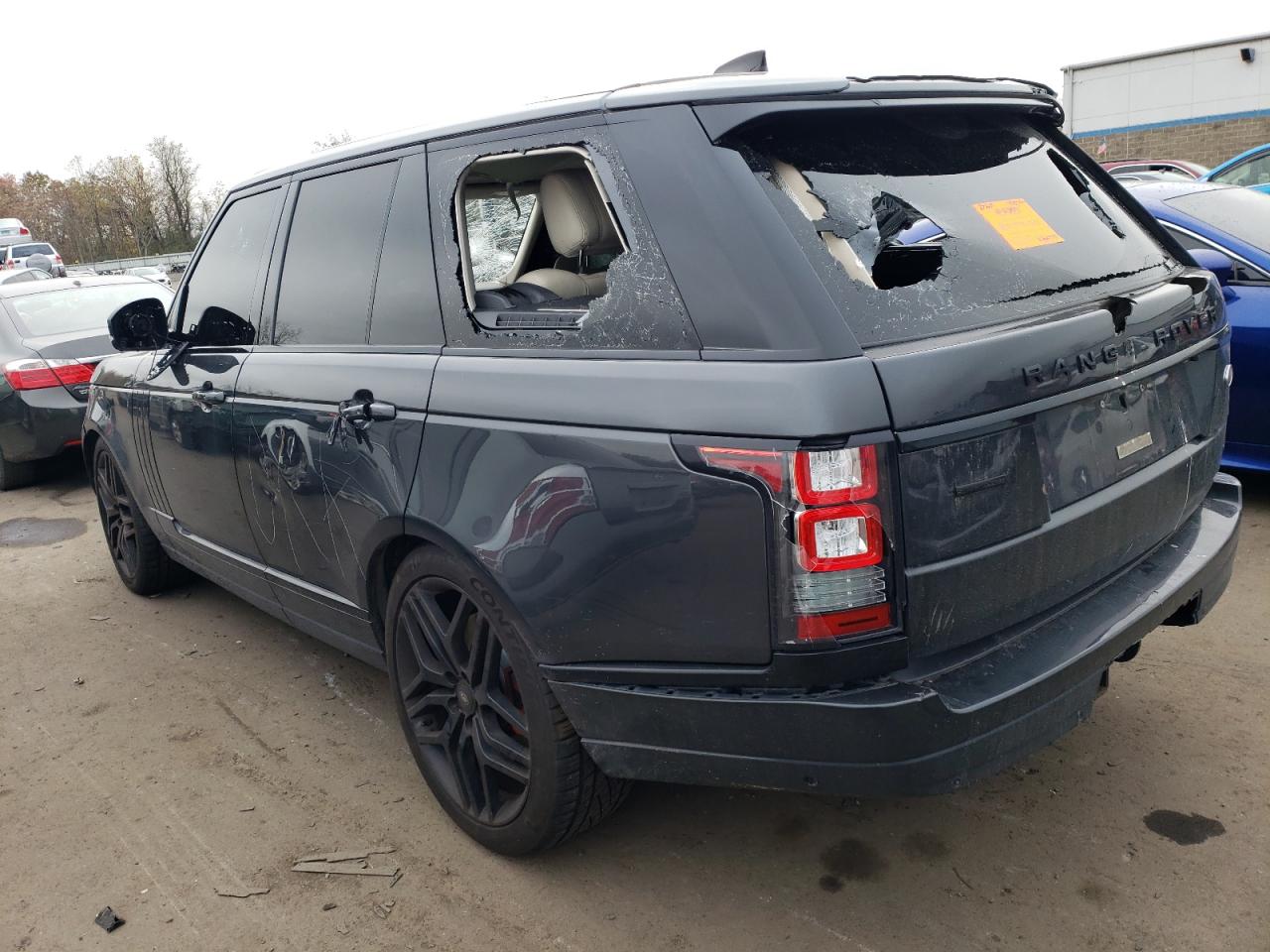 Image 2 of 2017 LAND ROVER RANGE ROVER SUPERCHARGED 2017 with VIN SALGS2FE8HA354788