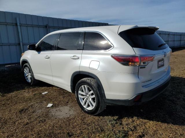 Image 2 of 2015 TOYOTA HIGHLANDER LE 2015 with VIN 5TDZKRFH2FS081737