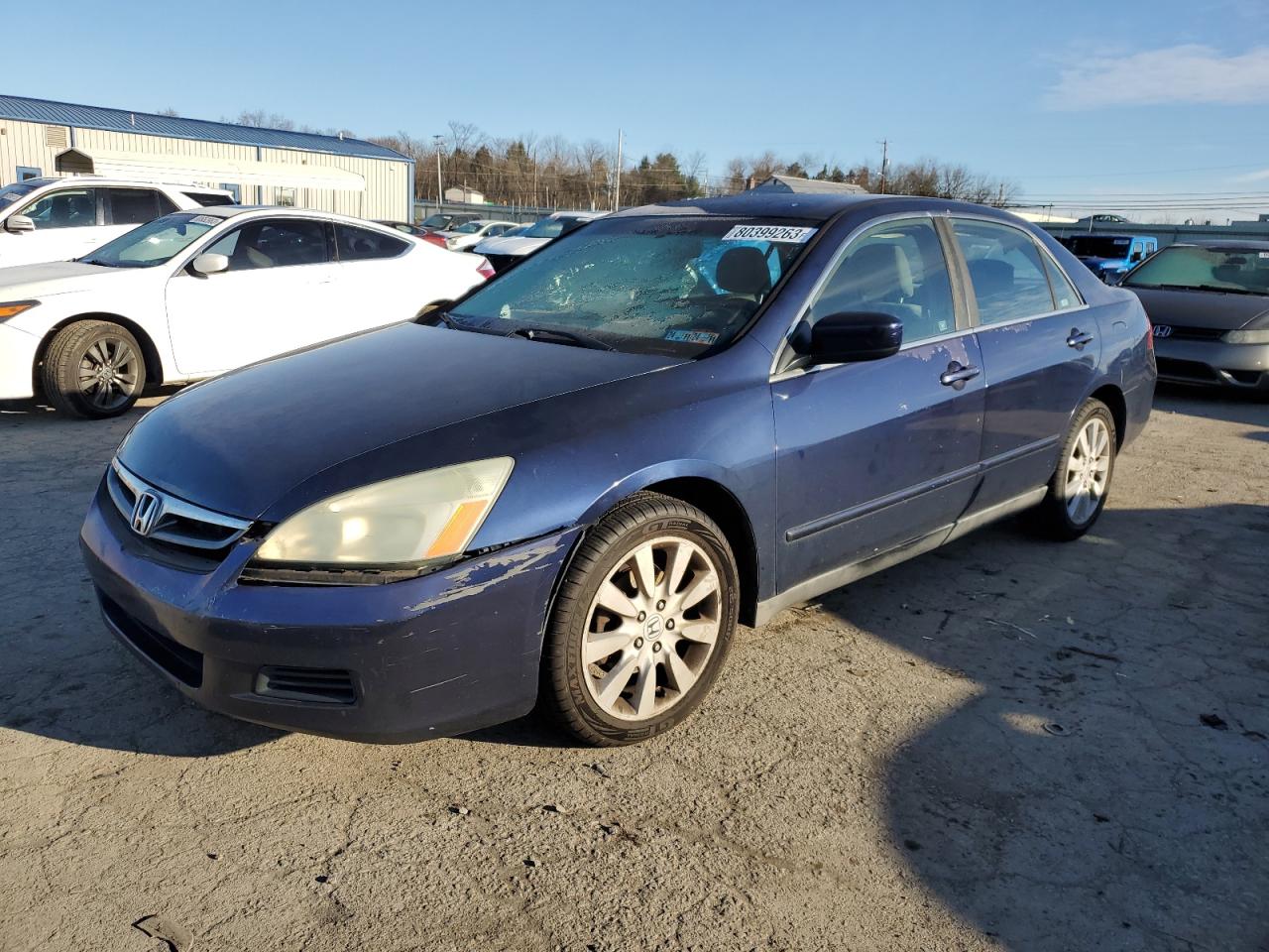 Image 1 of 2007 HONDA ACCORD SE 2007 with VIN 1HGCM66417A040575