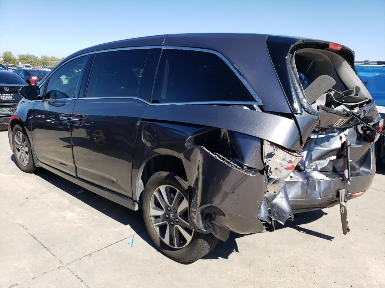 Image 2 of 2017 HONDA ODYSSEY TOURING 2017 with VIN 5FNRL5H96HB026498