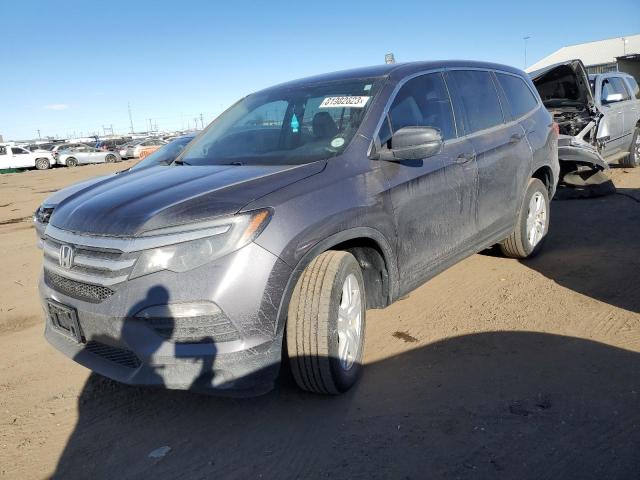Изображение 1 2016 HONDA PILOT LX 2016 с VIN 5FNYF6H11GB047891