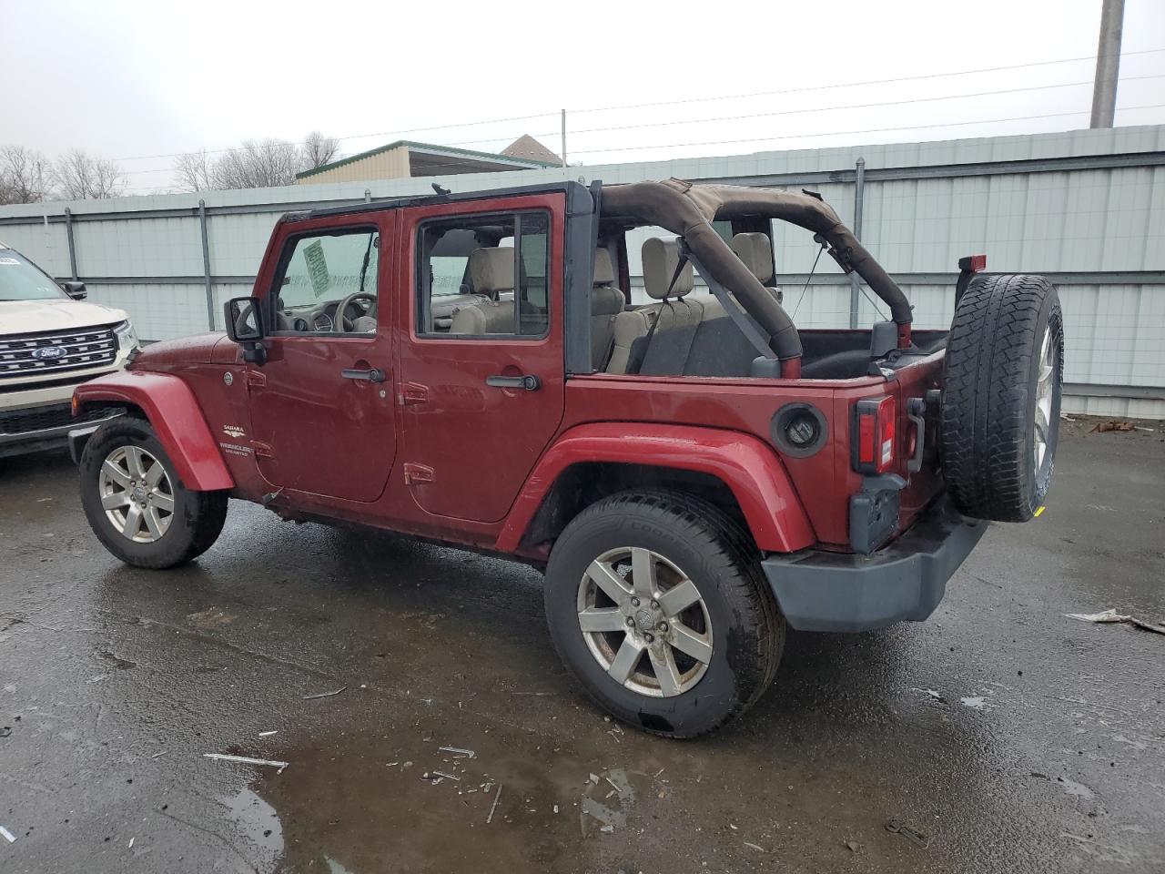 Изображение 2 2007 JEEP WRANGLER SAHARA 2007 с VIN 1J8GA59117L146185