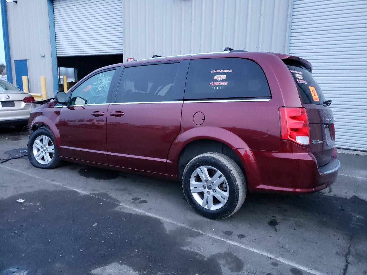 Image 2 of 2018 DODGE GRAND CARAVAN SXT 2018 with VIN 2C4RDGCG7JR253403