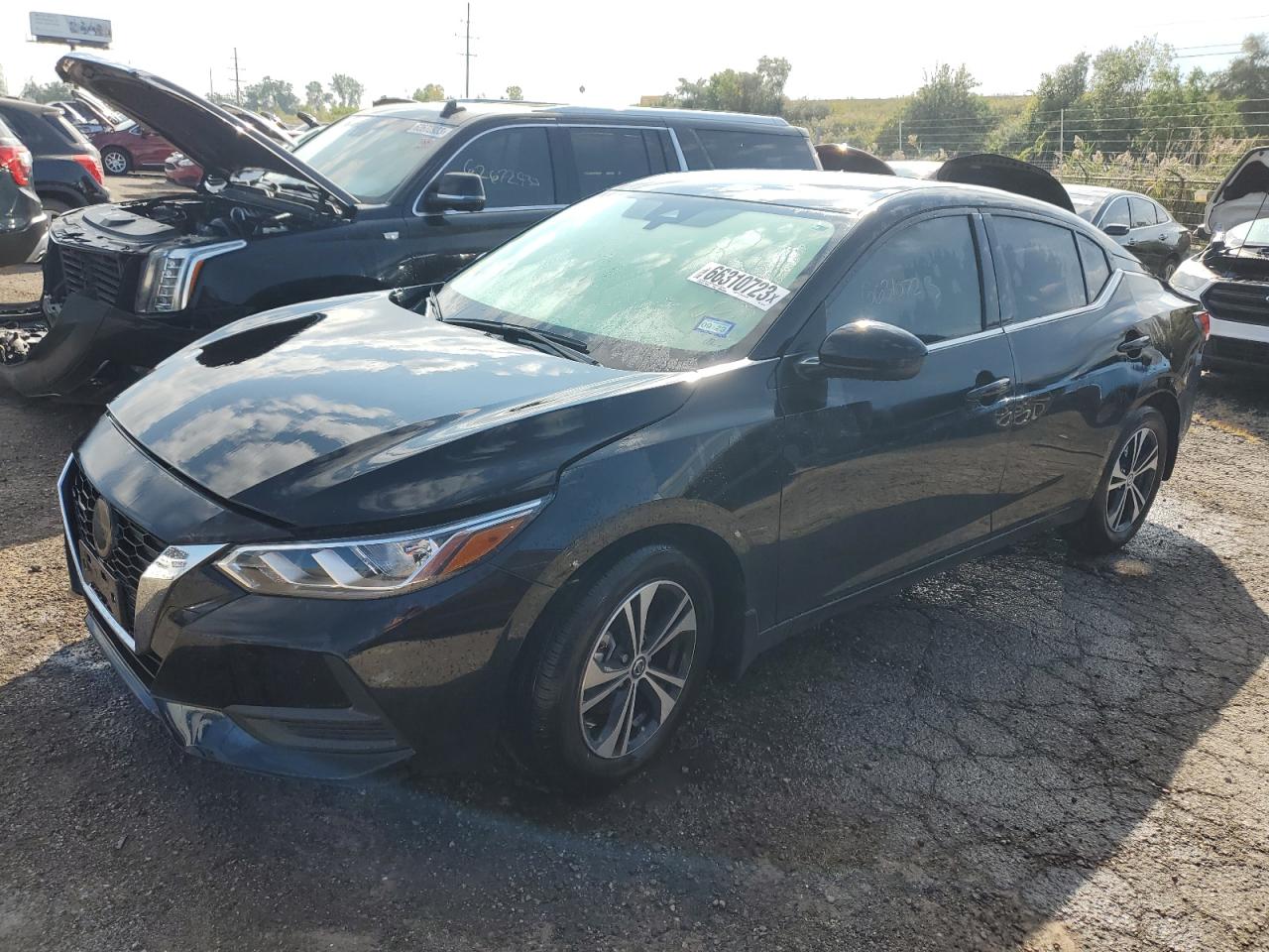 Image 1 of 2022 NISSAN SENTRA SV 2022 with VIN 3N1AB8CV7NY297790