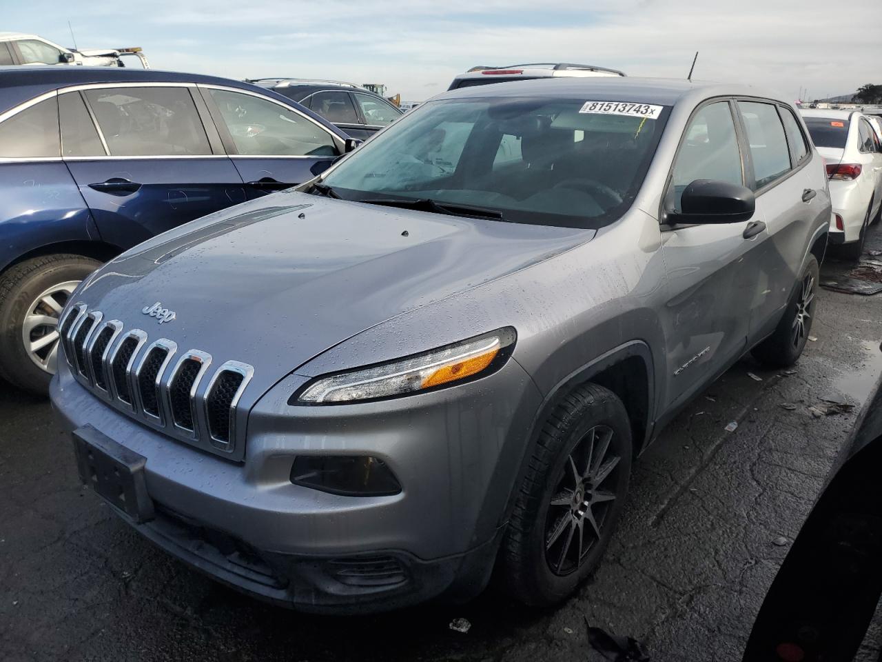 Image 1 of 2014 JEEP CHEROKEE SPORT 2014 with VIN 1C4PJLAB3EW182763