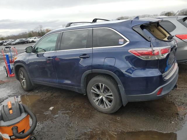 Obraz 2 z 2016 TOYOTA HIGHLANDER XLE 2016 z VIN 5TDJKRFH3GS347233