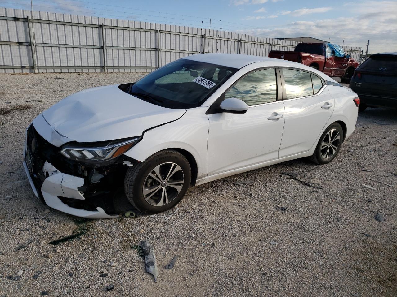 Obraz 1 z 2022 NISSAN SENTRA SV 2022 z VIN 3N1AB8CV9NY205336