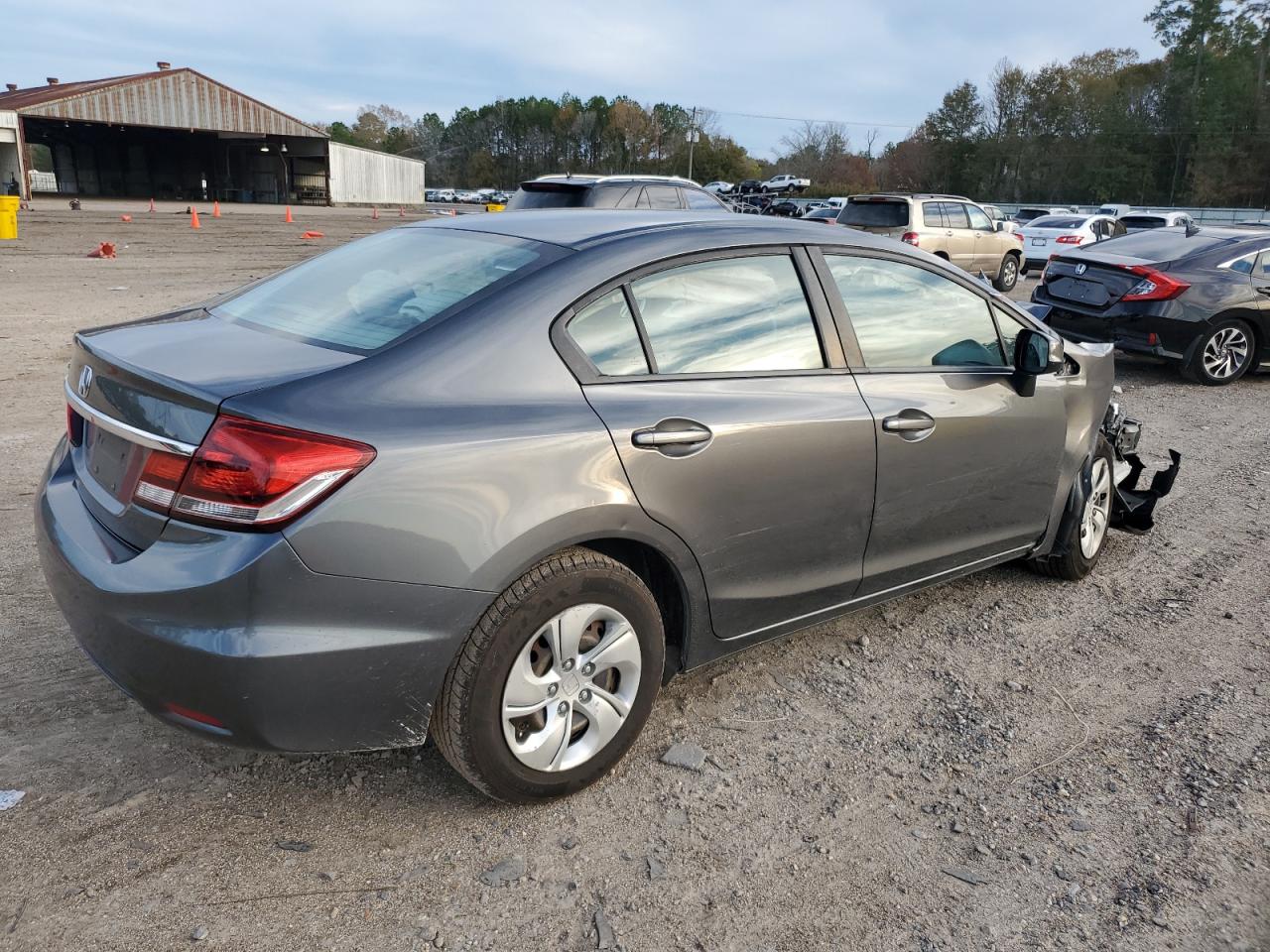 Image 3 of 2013 HONDA CIVIC LX 2013 with VIN 2HGFB2F55DH301899