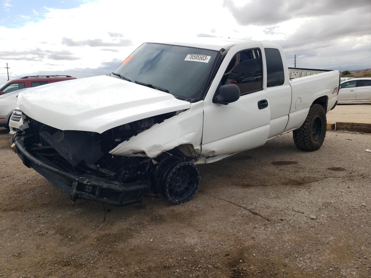 Image 1 of 2006 CHEVROLET SILVERADO K1500 2006 with VIN 1GCEK19ZX6Z173536