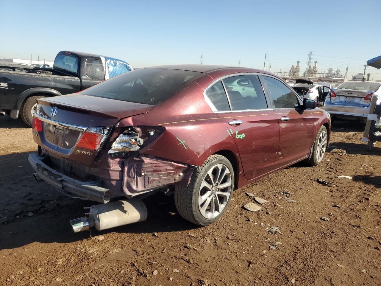 Obraz 3 z 2014 HONDA ACCORD SPORT 2014 z VIN 1HGCR2F58EA107821