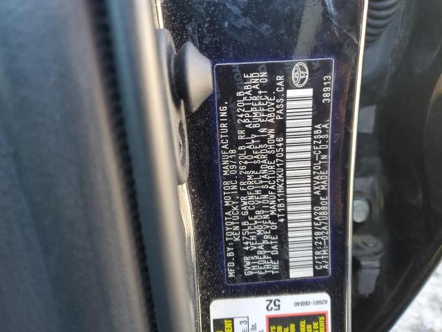 Изображение 2 2019 TOYOTA CAMRY L 2019 с VIN 4T1B11HK2KU170546