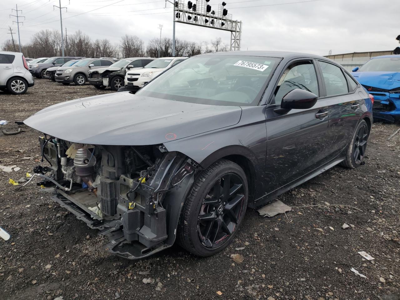 Image 1 of 2022 HONDA CIVIC SPORT 2022 with VIN 2HGFE2F54NH569397