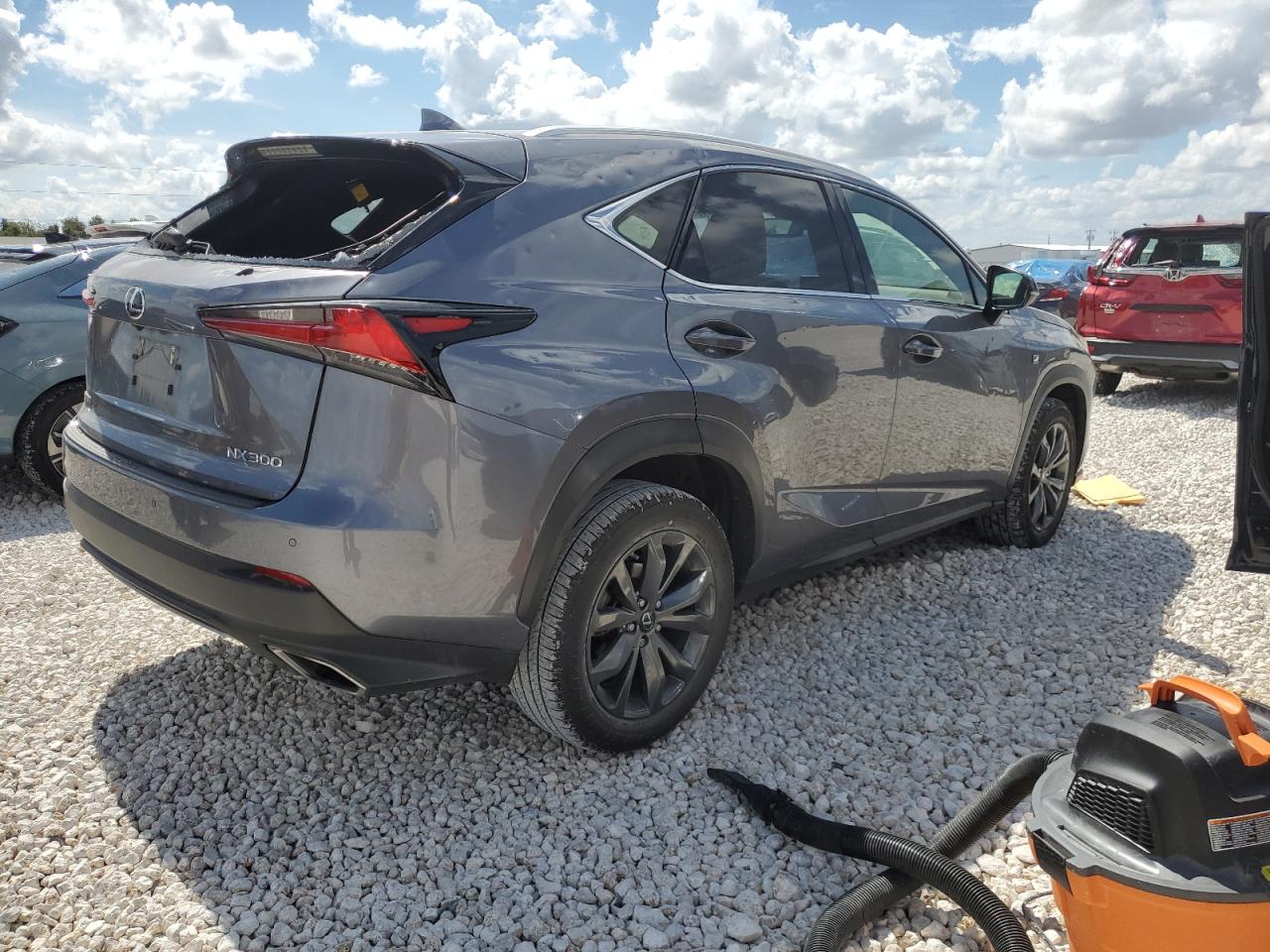 Image 3 of 2021 LEXUS NX 300 BASE 2021 with VIN JTJSARBZ9M2179622