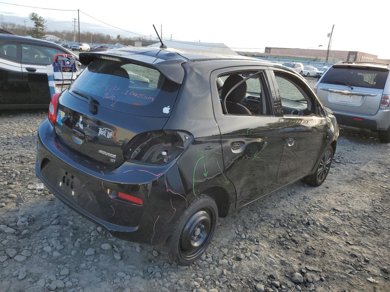 Image 3 of 2019 MITSUBISHI MIRAGE LE 2019 with VIN ML32A5HJ0KH015489