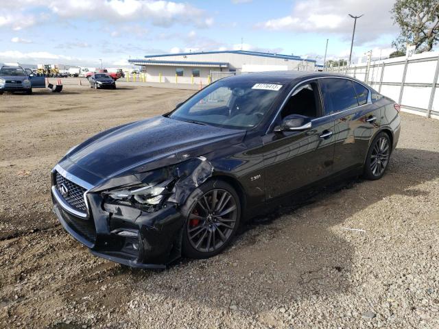 Image 1 of 2018 INFINITI Q50 RED SPORT 400 2018 with VIN JN1FV7AP4JM460520