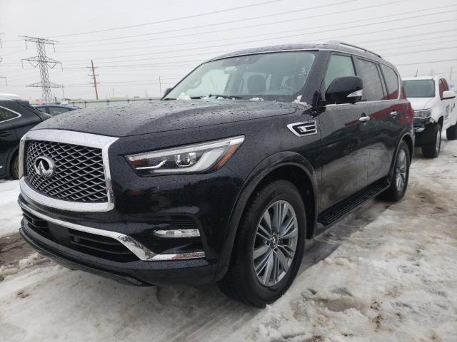 Image 1 of 2021 INFINITI QX80 LUXE 2021 with VIN JN8AZ2AE0M9272022