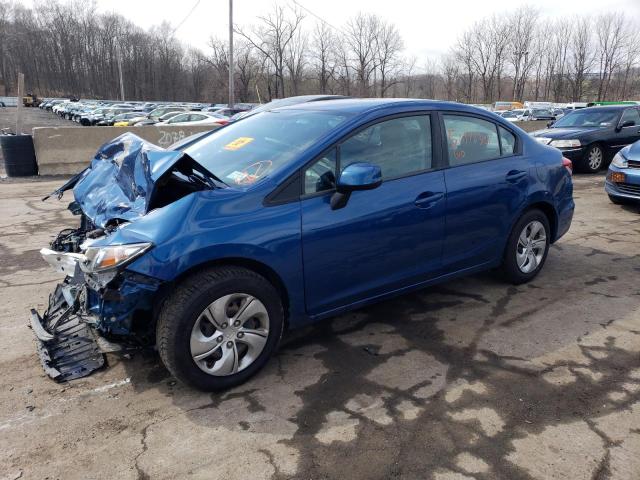 Image 1 of 2013 HONDA CIVIC LX 2013 with VIN 2HGFB2F55DH586202