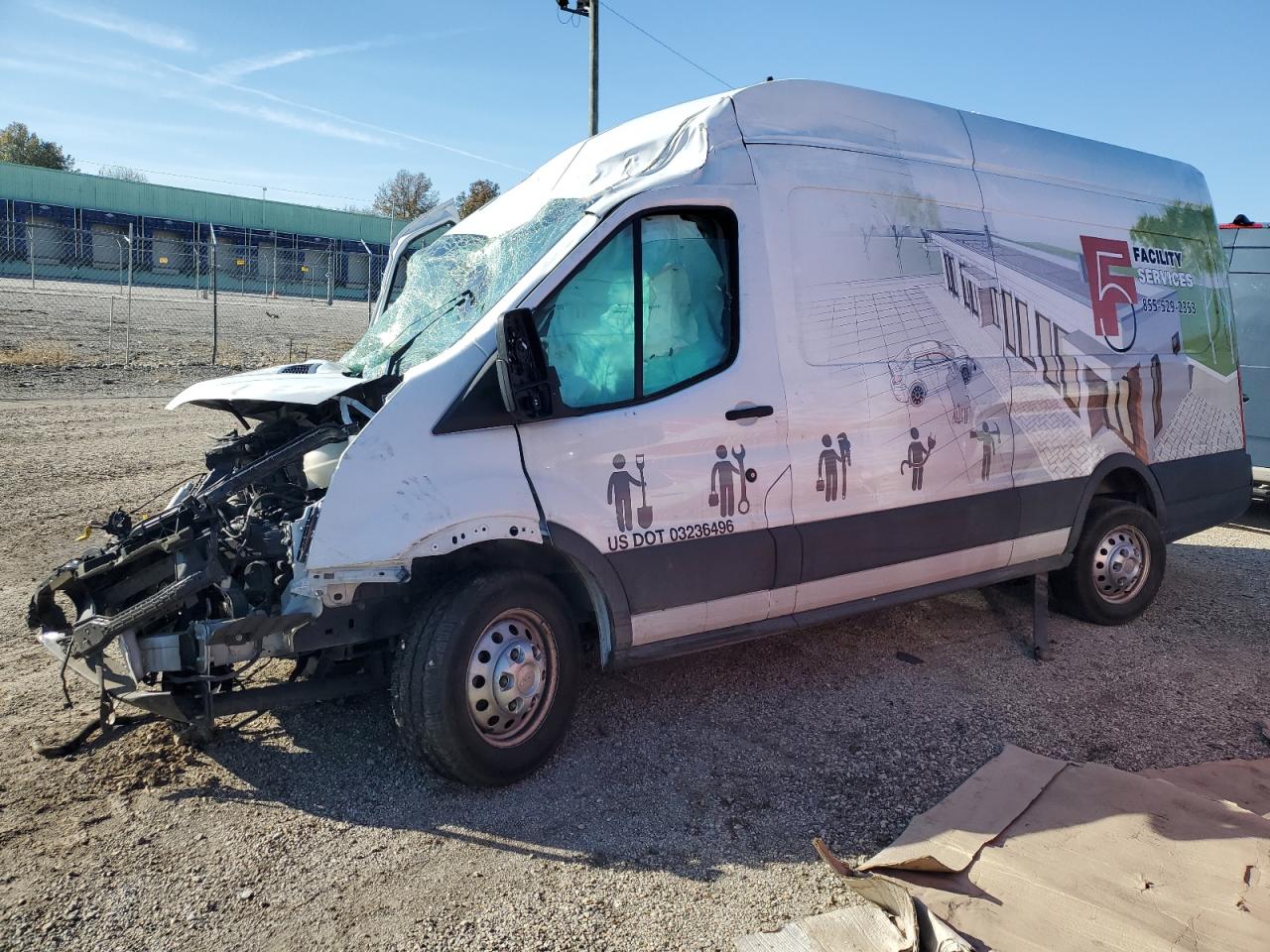 Image 1 of 2023 FORD TRANSIT T-350 2023 with VIN 1FTBW3U86PKA17120