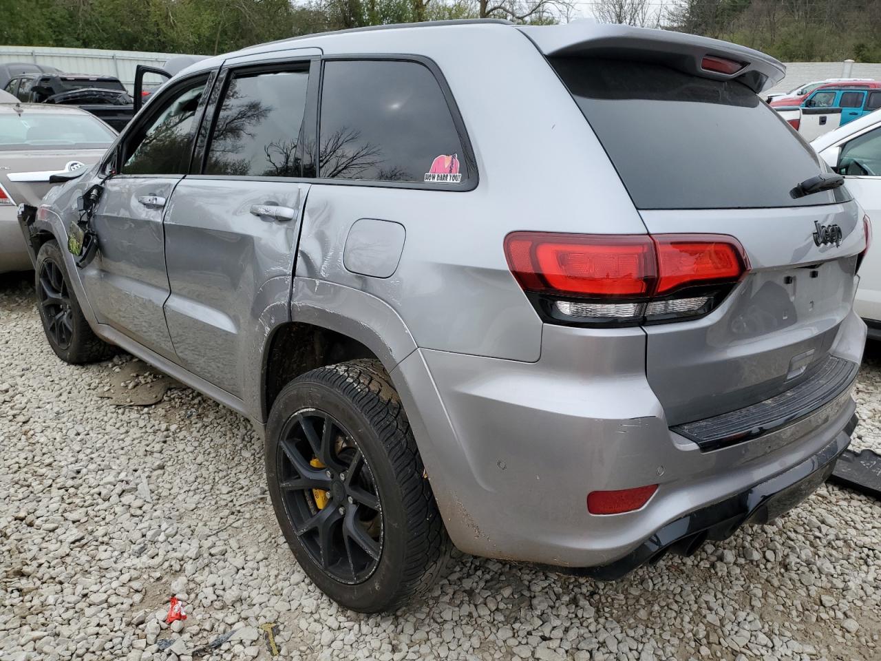 Image 2 of 2019 JEEP GRAND CHEROKEE TRACKHAWK 2019 with VIN 1C4RJFN95KC619323