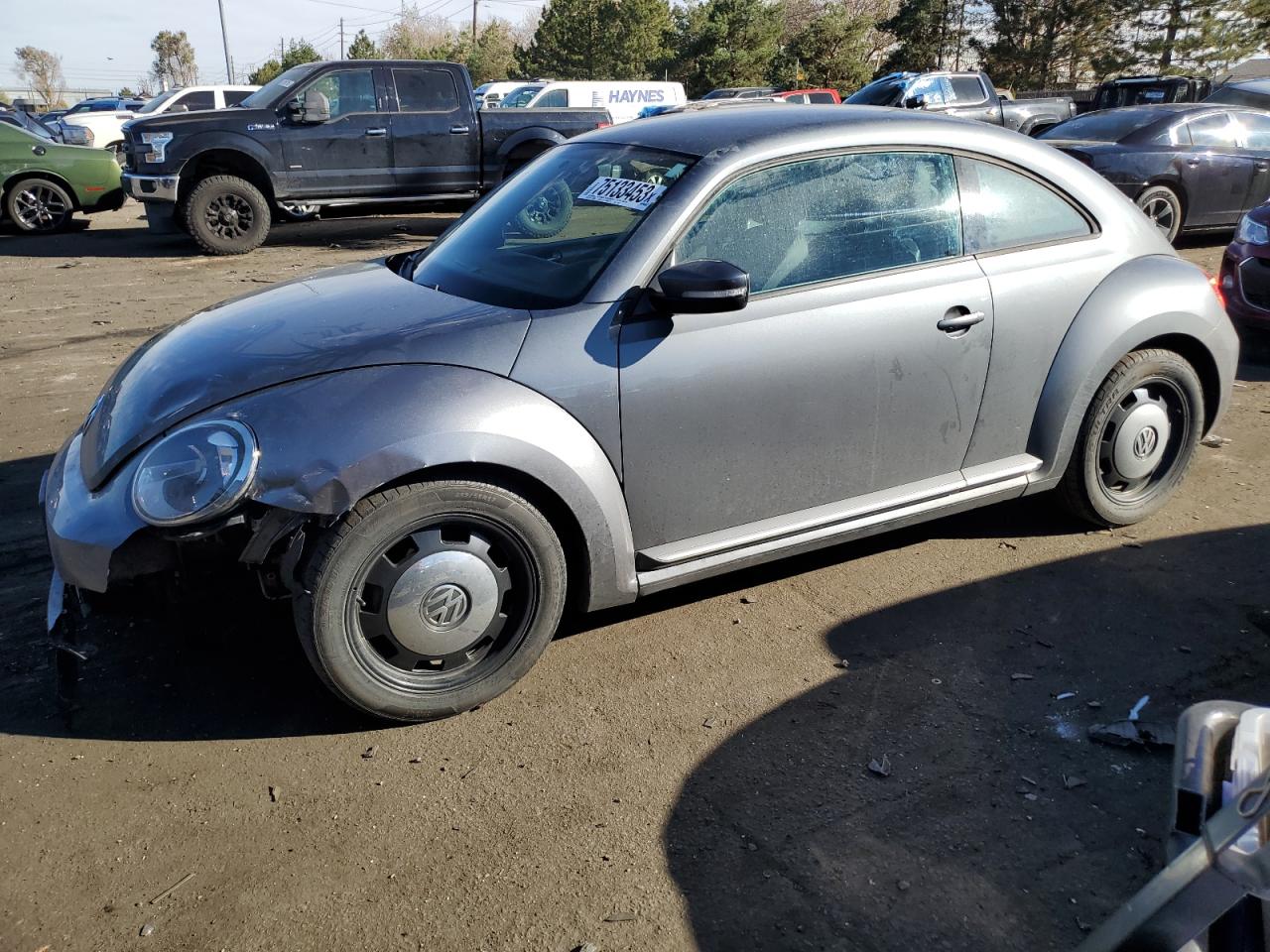 Image 1 of 2012 VOLKSWAGEN BEETLE  2012 with VIN 3VWJP7AT0CM615101
