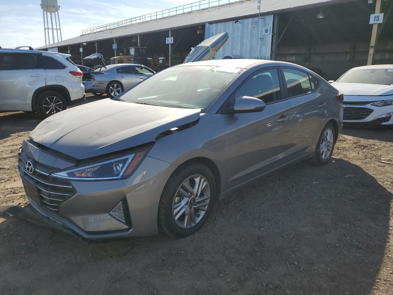 Image 1 of 2020 HYUNDAI ELANTRA SEL 2020 with VIN KMHD84LFXLU017513