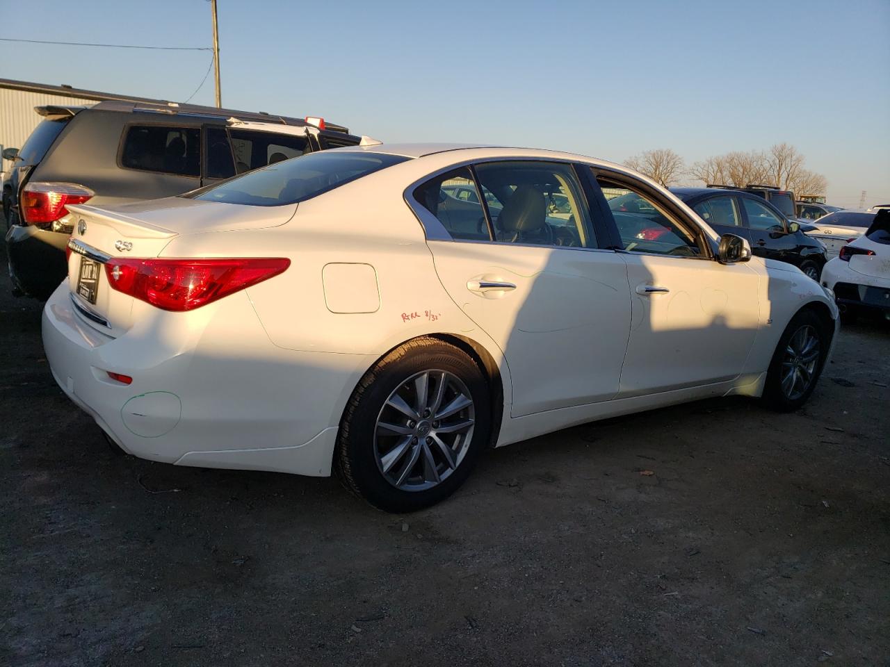 Image 3 of 2015 INFINITI Q50 BASE 2015 with VIN JN1BV7AR3FM412840