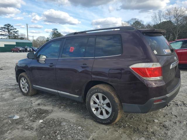 Image 2 of 2013 TOYOTA HIGHLANDER BASE 2013 with VIN 5TDZA3EH3DS044386