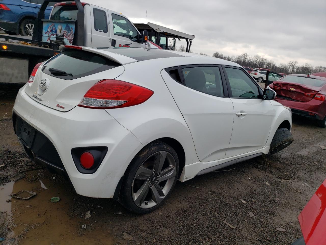 Obraz 3 z 2013 HYUNDAI VELOSTER TURBO 2013 z VIN KMHTC6AE4DU179655
