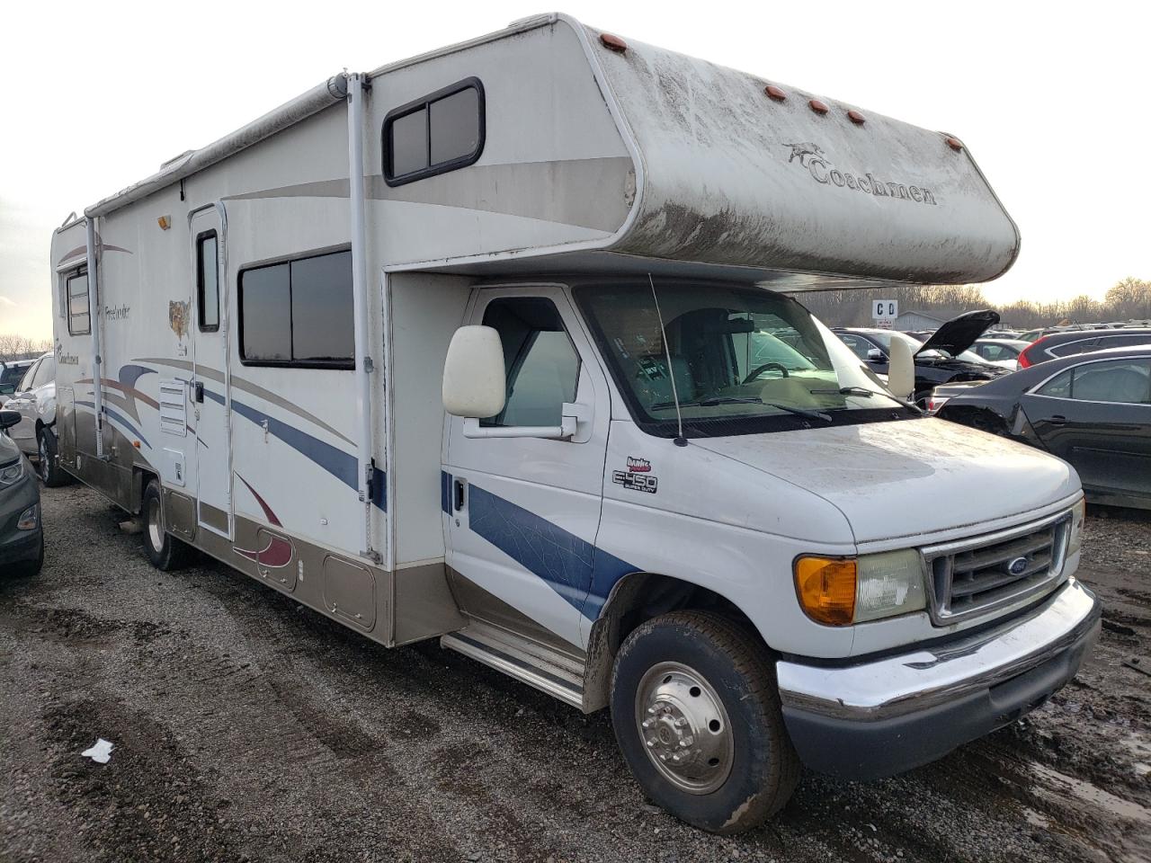 Image 1 of 2005 FORD ECONOLINE E450 SUPER DUTY CUTAWAY VAN 2005 with VIN 1FDXE45S65HB43945