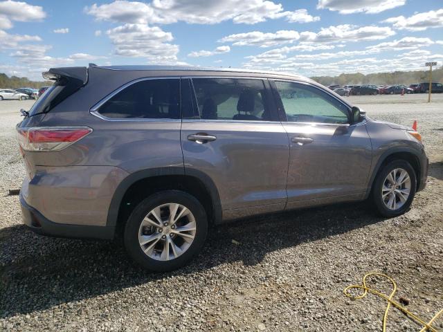 Image 3 of 2015 TOYOTA HIGHLANDER XLE 2015 with VIN 5TDKKRFH7FS069682