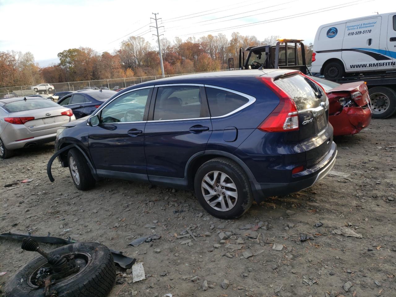Image 2 of 2016 HONDA CR-V EX 2016 with VIN 3CZRM3H5XGG703974